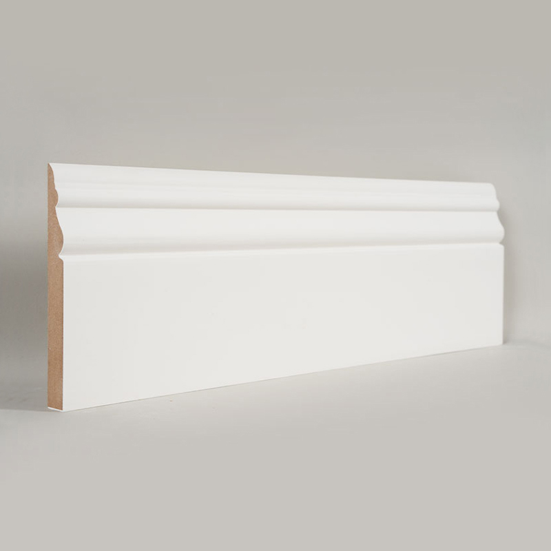MDF 스커트 보드(필러 프라이머 & 펄 화이트)3/5' x 5'