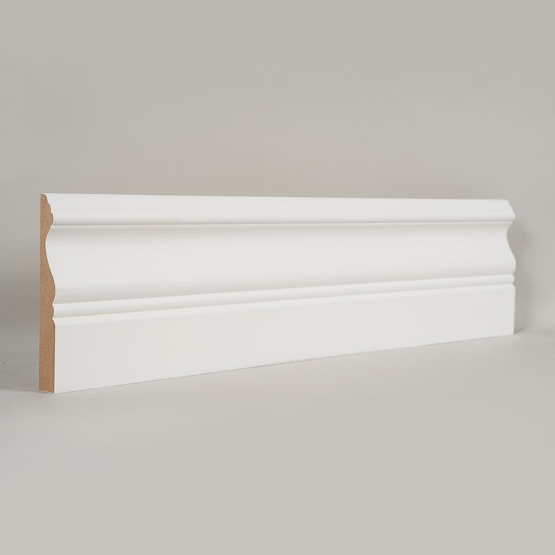 MDF 스커트 보드(필러 프라이머 & 펄 화이트)3/5' x 4'