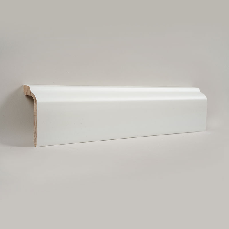 소나무 스커트 보드(필러 프라이머 + 페인트) - 흰색 1 3/5'x3 5/9'