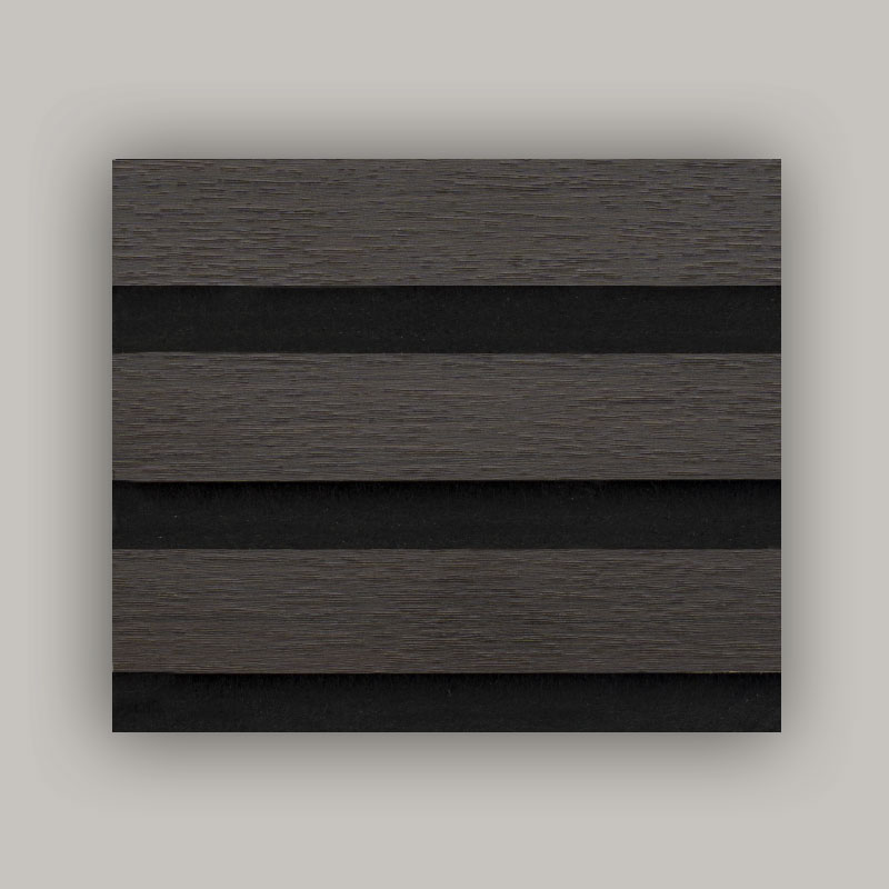 그릴 벽/음향 벽 패널(단면 PVC 포장) – 나뭇결/돌결/단색 2400/2700mm x 600mm