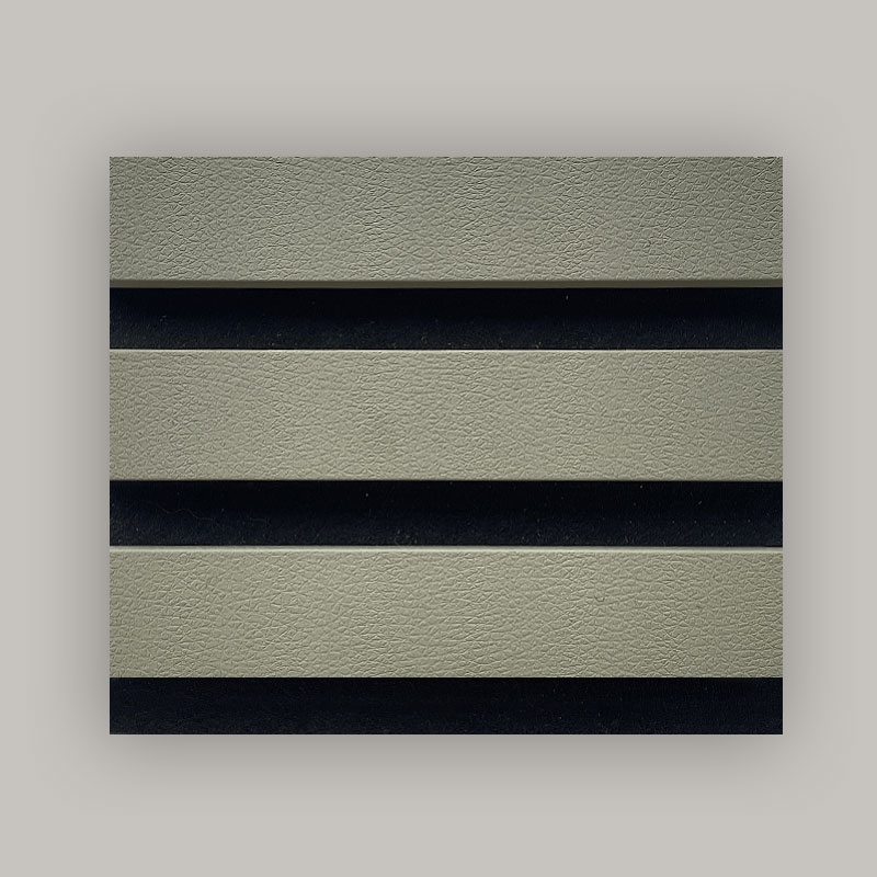 그릴 벽/음향 벽 패널(단면 PVC 포장) – 패브릭 그레인/가죽 그레인 2400/2700mm × 600mm